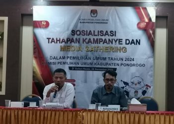 KPU Ponorogo Genjot Partisipasi Pemilih dengan Sosialisasi Tahapan Kampanye